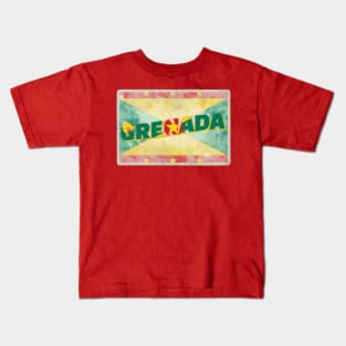 Grenada Vintage style retro souvenir Kids T-Shirt